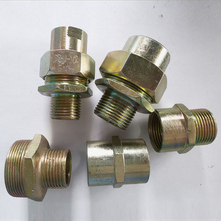 防爆接头 防爆对丝管箍 桥架管接头 挠性管补芯镀锌管连接头定制