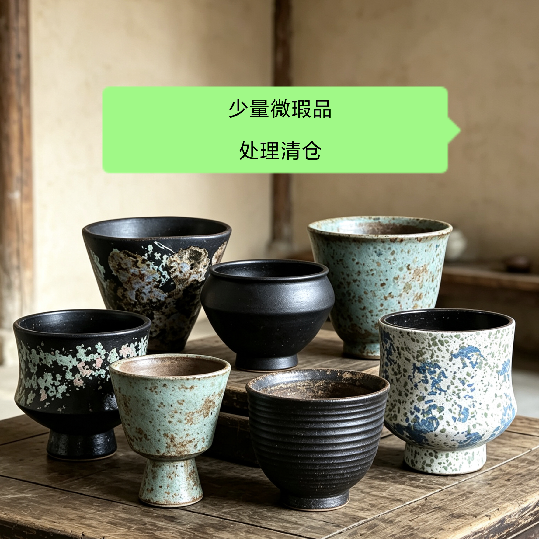 微瑕三角梅花盆多肉花盆大号复古禅意透气陶土盆紫砂粗陶瑕疵特价
