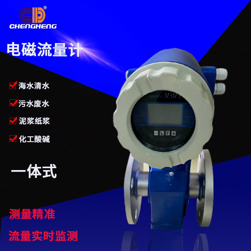 智能一体式海水dn50电磁流量计