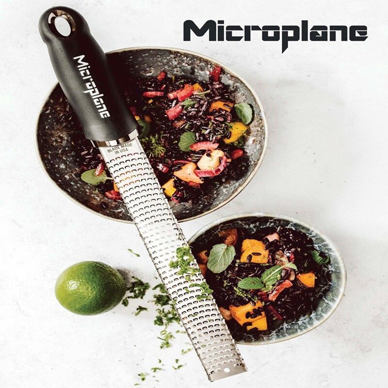 美国进口Microplane不锈钢刨丝器烘焙柠檬刮刀芝士擦丝香料研磨
