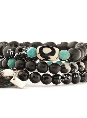 路塔斯曼黑檀木绿松石玛瑙