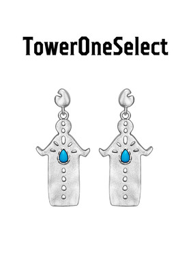 TowerOneSelect官方店Glyphs符界盼金妹松石耳钉小号