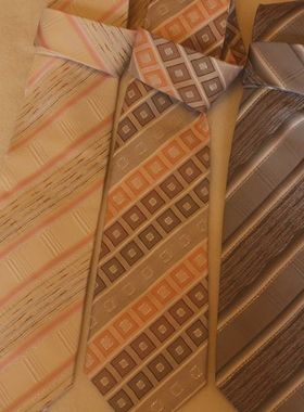 礼品南京云锦研究所 吉祥云锦 银灰色斜纹男领带（银灰）男士现货