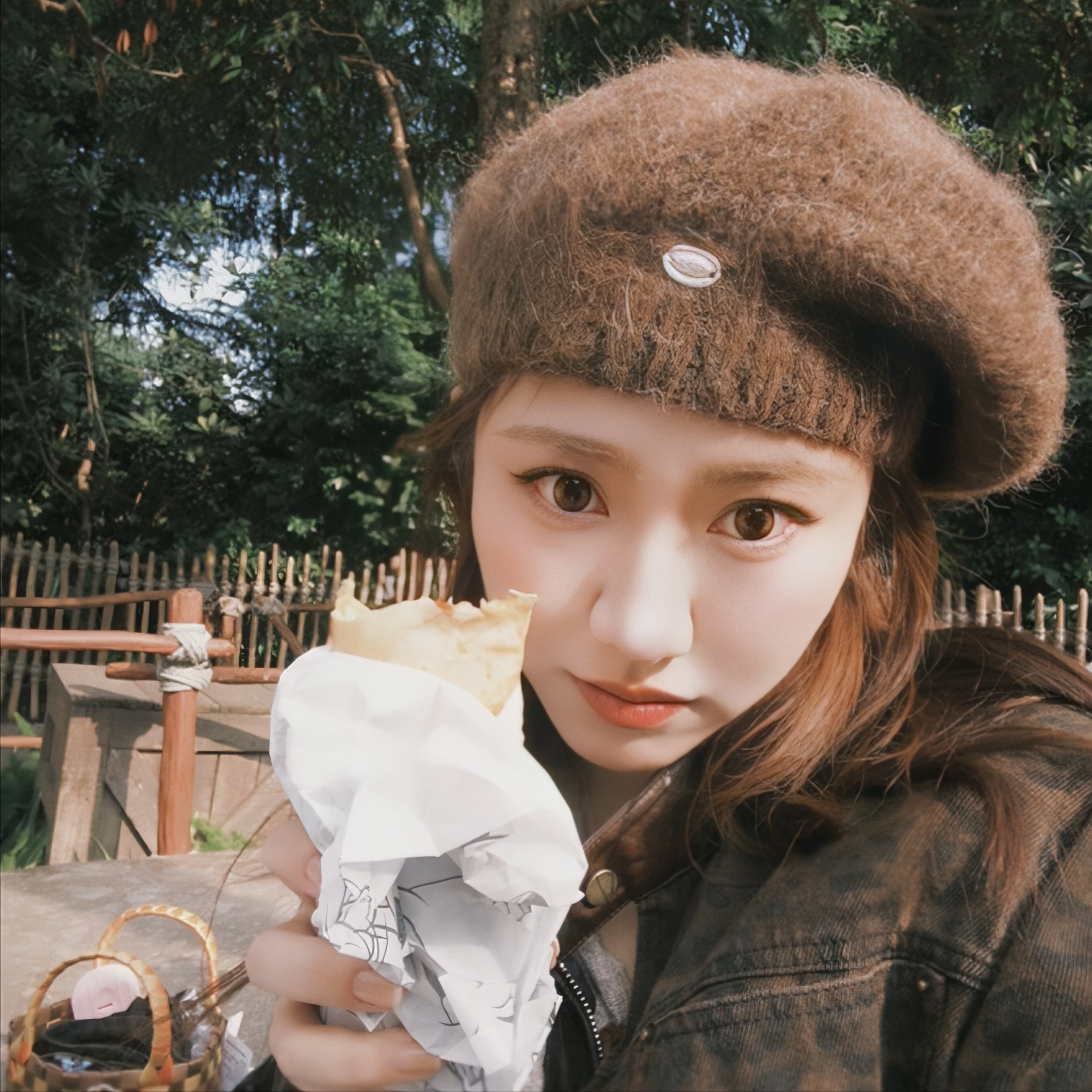partyme手工帽子女冬季韩版新款时尚英伦女生百搭小香风贝雷帽图片