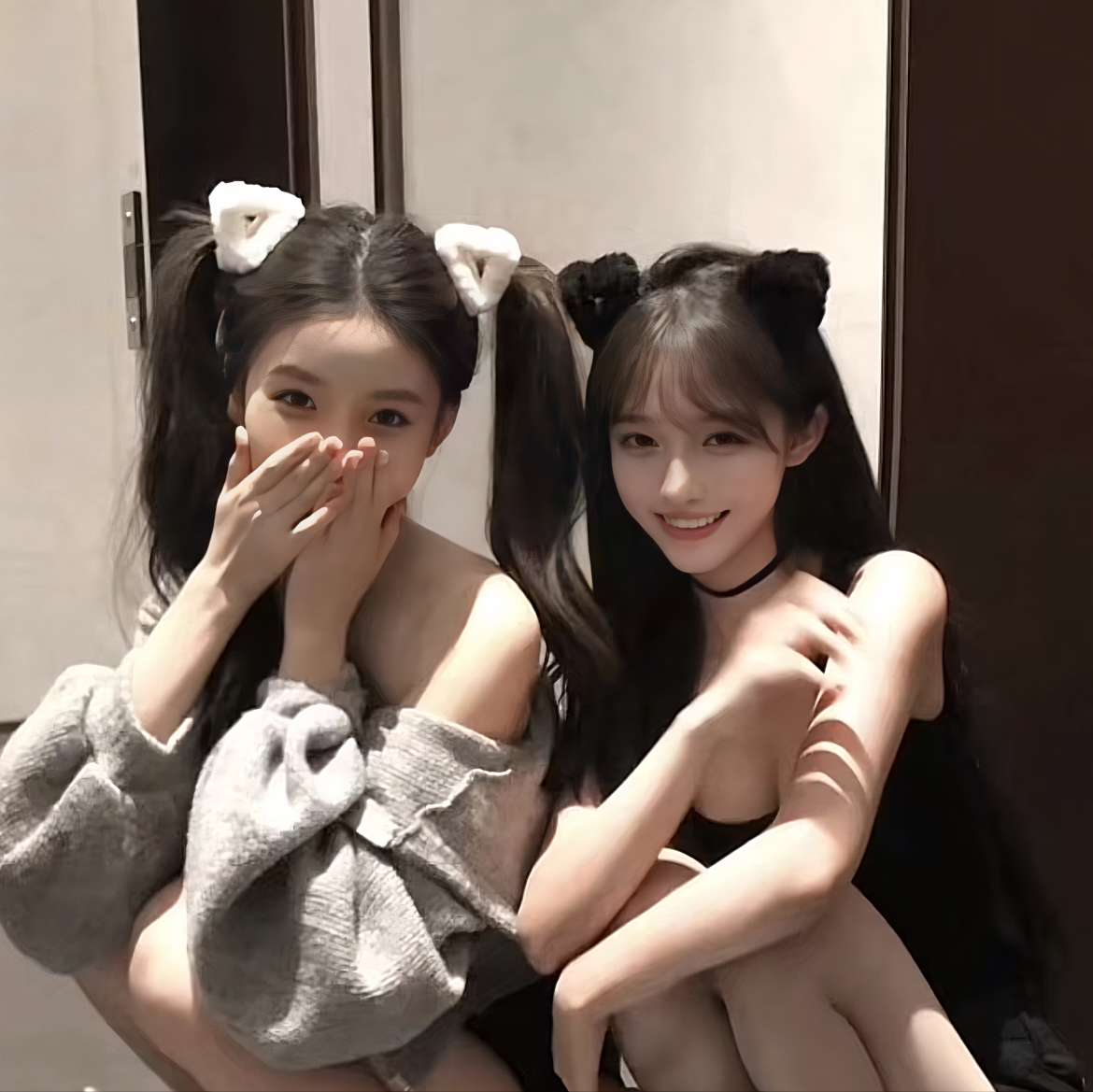 毛绒猫耳朵小抓夹女前额刘海发夹中号毛毛夹子可爱三角形发抓女