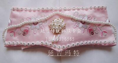 韩国进口高档新娘韩服帽子/婚礼绣花传统帽子/韩式帽子/DSC07202