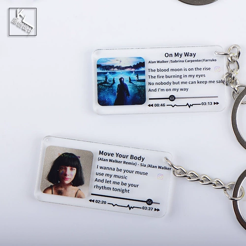 Алан Уокер выцветший Алан Уокер обложка альбома тексты песен электронная музыка брелок кулон аксессуары на заказ