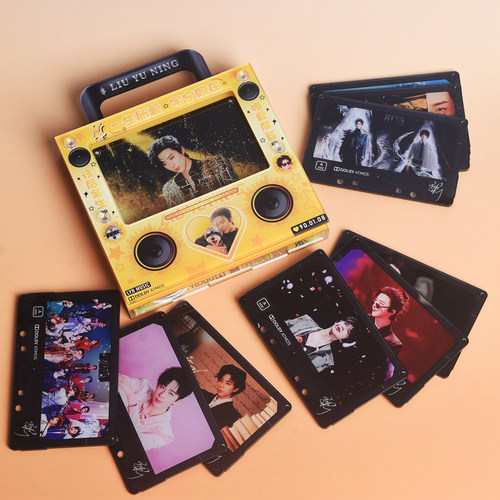 磁带音乐冰箱贴刘宇宁nfc感应自动播放歌曲收音机造型磁吸亚克力