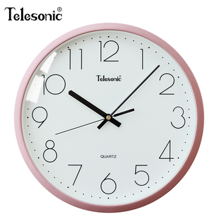 天王星家用客厅挂钟现代简约网红挂墙时钟创意餐厅钟表挂表石英钟