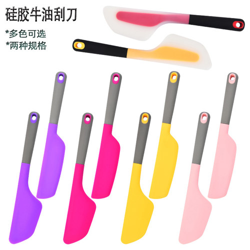 彩色耐高温一体式铲子硅胶刮刀