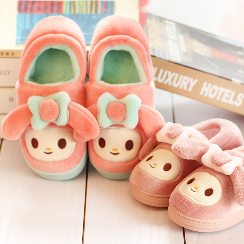 Pantoufles enfants en suède pour hiver - semelle tendon - Ref 1003886 Image 1