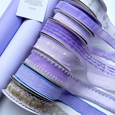 薄暮浮光系列丝带花艺花束绑带蛋糕烘焙礼盒装饰高颜值缎带绸带