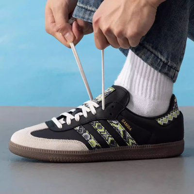 adidas阿迪达斯三叶草男女鞋SAMBA OG运动鞋德训鞋T头鞋JQ0015
