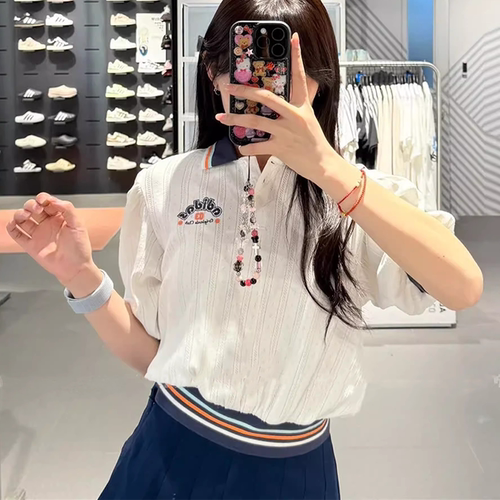 阿迪达斯三叶草女子POLO衫短袖