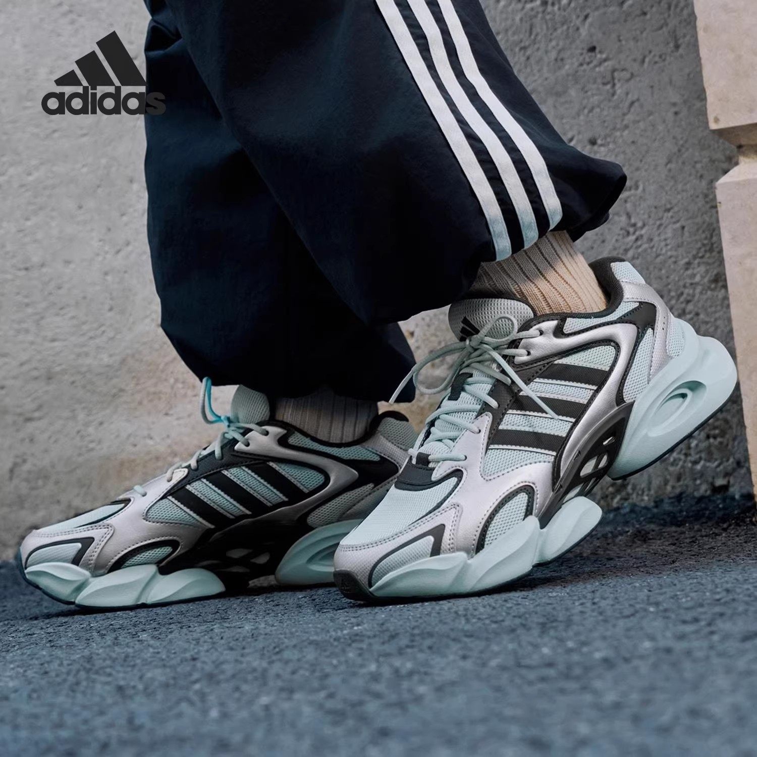 Adidas/阿迪达斯男鞋2026新款冬正品女运动耐磨轻便老爹鞋KJ3926