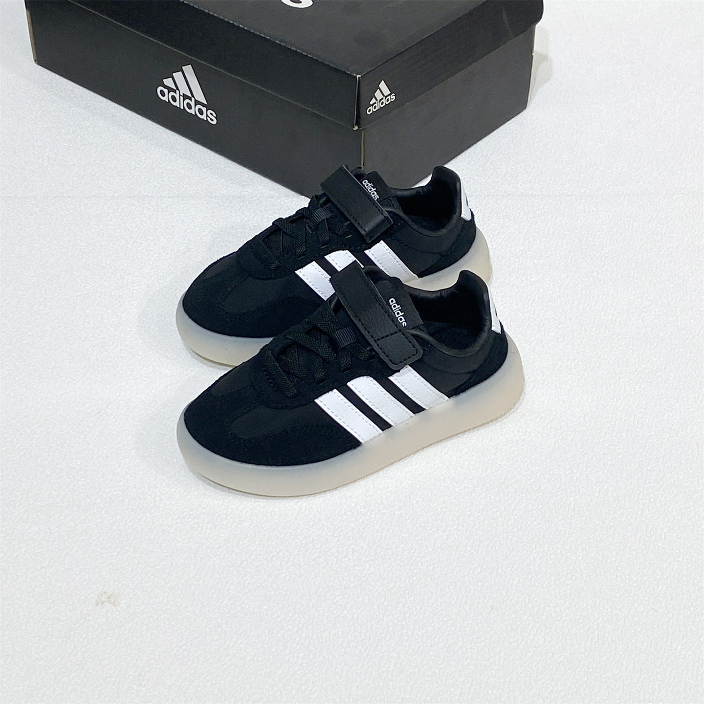 Adidas/阿迪达斯正品BARREDA DECODE小童轻便休闲板鞋秋季JR0767
