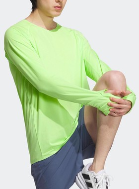 Adidas/阿迪达斯投篮服正品新款圆领男女透气运动长袖T恤JY6986
