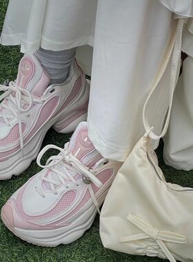 Adidas阿迪达斯2026秋季新款女OZVENUZ厚底休闲运动老爹鞋KI0556