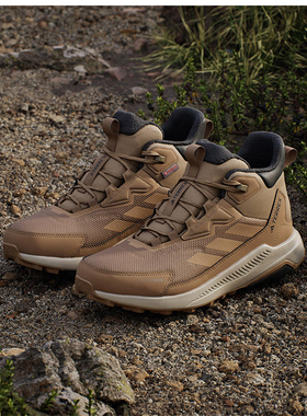 Adidas/阿迪达斯正品ANYLANDER男士高帮徒步登山户外运动鞋JS1431