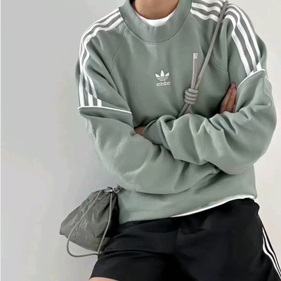 阿迪达斯正品三叶草冬男女卫衣