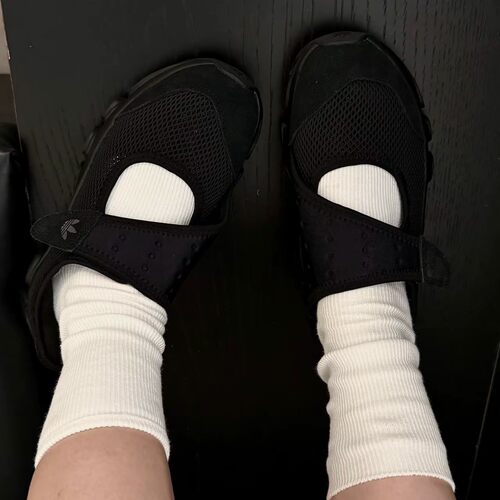 adidas三叶草ADIFOM Megajane经典反光细节玛丽珍运动凉鞋JQ8245