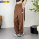 运动复古休闲直筒长裤 三叶草男女2026新款 IZ2476 春季 阿迪达斯正品