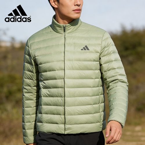 阿迪达斯正品外套男鸭绒羽绒服