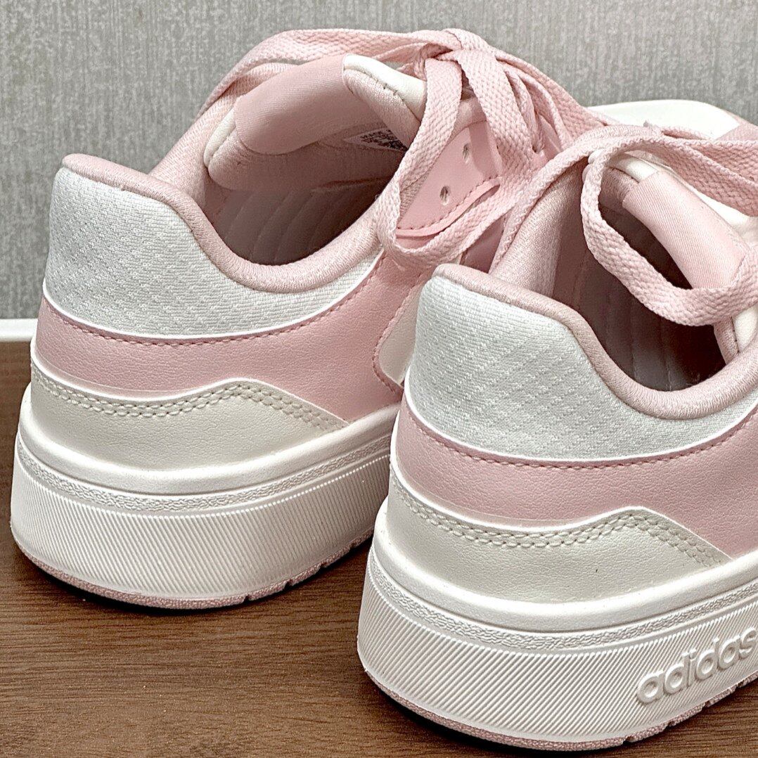 阿迪达斯女款鞋子正品新款复古休闲鞋低帮粉色小白鞋板鞋KI6785