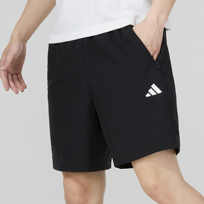 阿迪达斯运动速干五分短裤正品