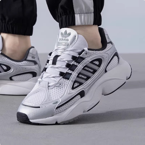 正品Adidas阿迪达斯三叶草 OZMILLEN 春夏季透气轻便老爹鞋IF1814
