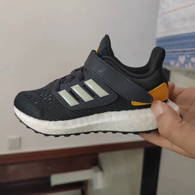 阿迪达斯儿童魔术贴网面运动鞋