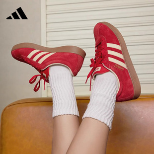 阿迪达斯 adidas Court Classic白红低帮复古经典T头德训鞋KK3774