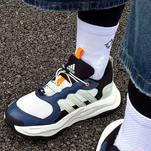 Adidas/阿迪达斯正品MAXXWAVY儿童厚底缓震经典运动老爹鞋JI1532
