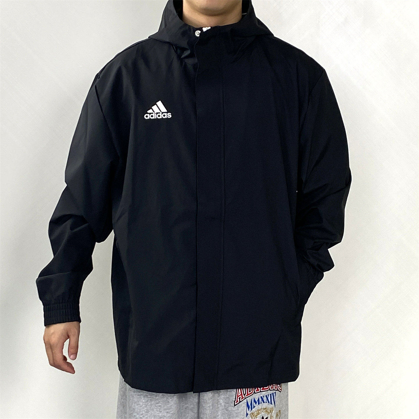 Adidas阿迪达斯正品2026秋季男子训练运动梭织连帽夹克外套IK4010