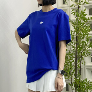 舒适运动休闲短袖 T恤IM1850 阿迪达斯三叶草2026夏男女同款 Adidas