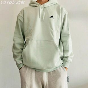 阿迪达斯卫衣男女情侣款2026冬季加绒保暖休闲套头衫正品IB2711