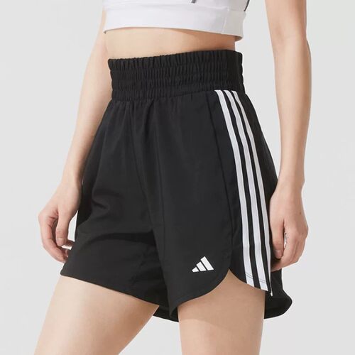 Adidas阿迪达斯速干短裤女生夏季三条纹运动休闲宽松五分裤IT7760