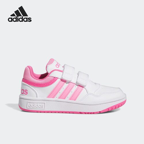Adidas/阿迪达斯正品新款小童魔术贴篮球经典休闲鞋IG6105