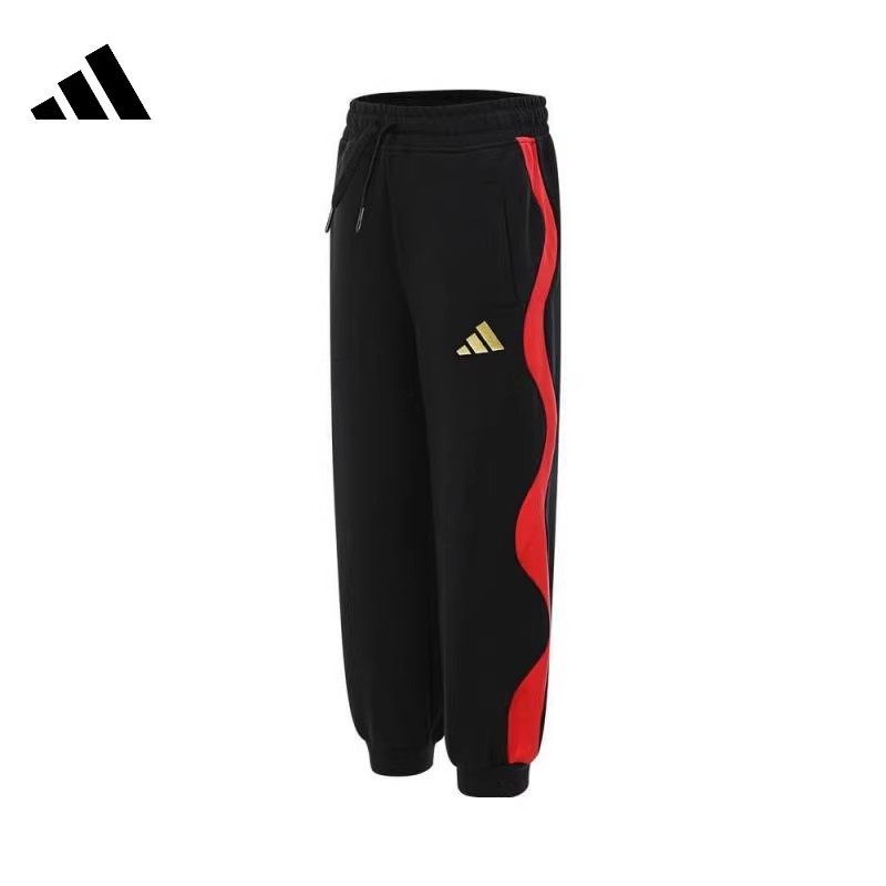 阿迪达斯童装正品25春男女小童新年双面针织休闲运动长裤JM5843,童装/婴儿装/亲子装,裤子,淘宝优惠券,粉丝福利购,淘宝优惠卷