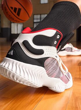 阿迪达斯PRO VENTILATE MID男子中帮透气运动实战篮球鞋JH8078