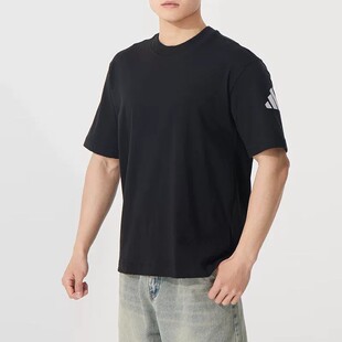 Adidas阿迪达斯正品夏季男款户外运动健身短袖运动短袖上衣JF3615