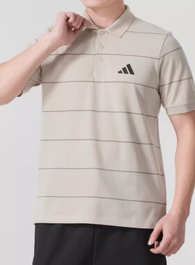 adidas/阿迪达斯2026春季新款男子运动短袖POLO衫T恤正品JL6044