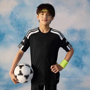 Adidas阿迪达斯大童运动短袖2026秋季男女青少年速干透气训练T恤