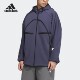 2026男女同款 Adidas 阿迪达斯正品 针织宽松户外运动外套JW9082