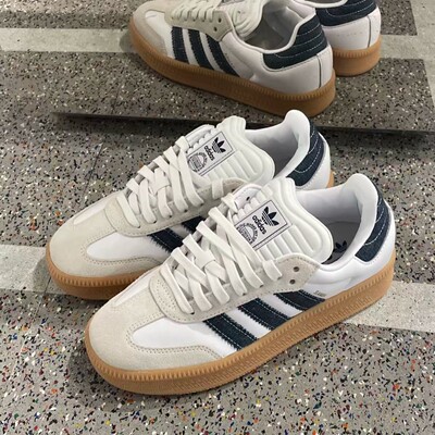 Adidas阿迪达斯三叶草德训鞋SAMBA XLG男女经典运动鞋T头鞋IH8643