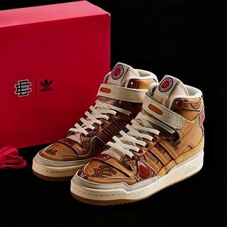 Adidas阿迪达斯板鞋经典中高帮运动小白鞋FORUM休闲滑板鞋男女鞋