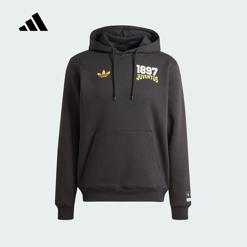 adidas阿迪达斯卫衣男装2026春季新款休闲连帽运动服套头衫JF2567