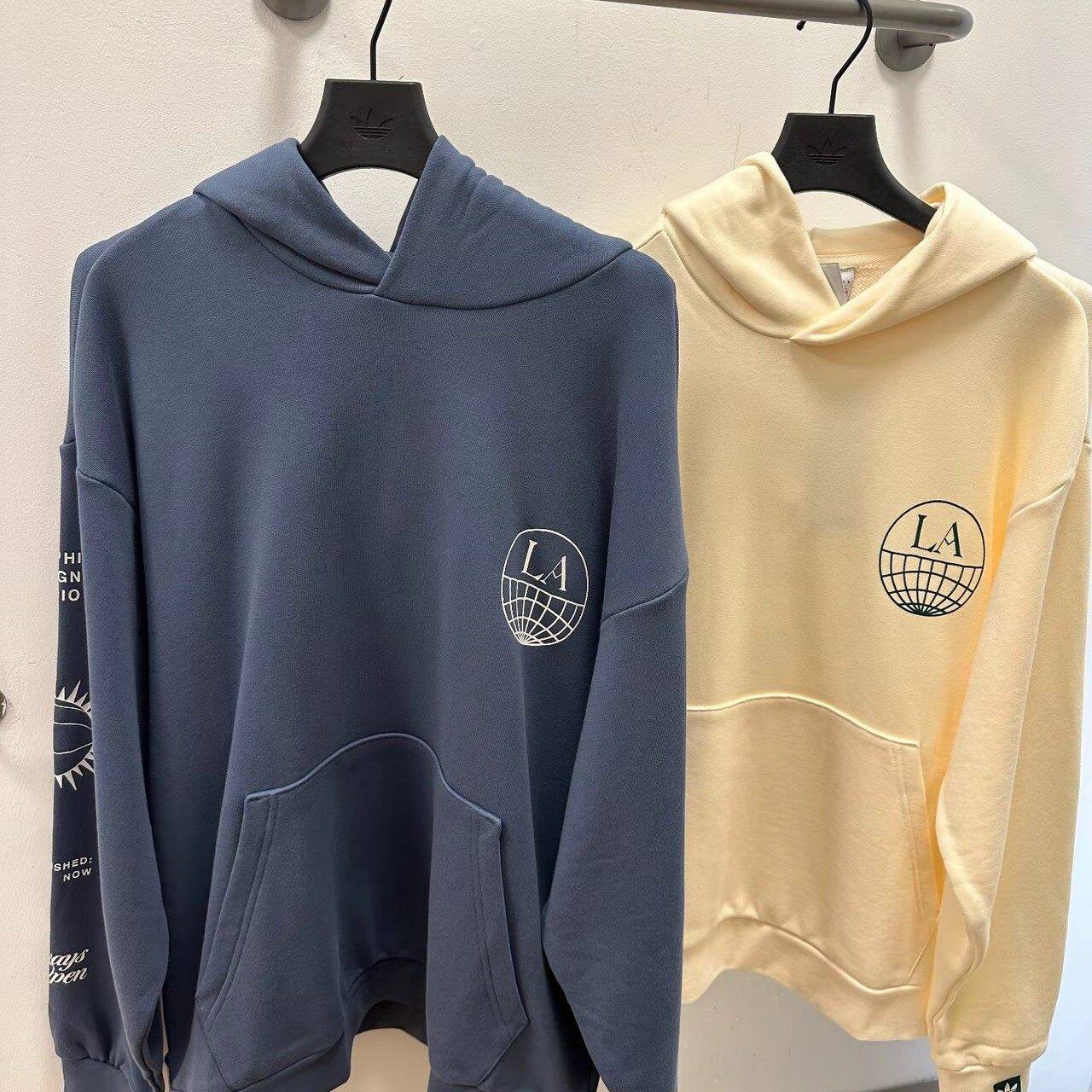 adidas/阿迪达斯正品三叶草男女款简约宽松休闲连帽卫衣 JJ4038