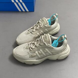 Adidas阿迪达斯男鞋女鞋HAIWEE网面透气运动鞋老爹鞋正品JS3027