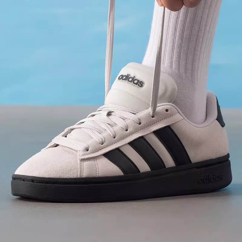 Adidas阿迪达斯男鞋2025新款GRAND COURT网球运动休闲板鞋IH1287